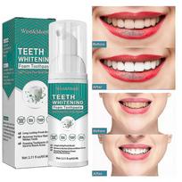 60ml Tooth Whitening Cleaning Foam Toothpaste Long Lasting Fresh Breath Oral Care Toothpaste