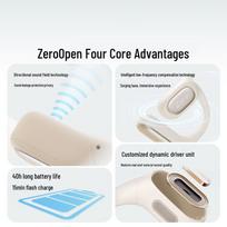 Edifier ZeroOpen Open-Ear Hook True Wireless Bluetooth Earbuds ryški rožinė spalva