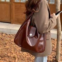 Vintage Women messenger bag Large capacity simple pu leather female shoulder bags bolsas feminina sling bags lady big handbag 32x25x9cm kava