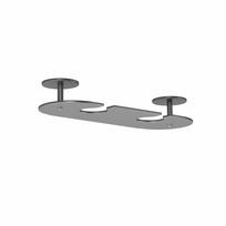 Punch-free Upside Down Wine Glass Holder 2/3/4 Slots Goblet Storage Rack  Wine Cabinet 2 Slots