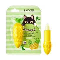 Pineapple Lip Balm SADOER Autumn and Winter Moisturizing Lip Balm 3.4g