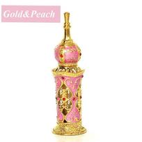 Style Middle East Style Essential Oil Bottles Perfume Bottles Refillable Bottles Cosmetic Container 12mL auksas/oranžinė