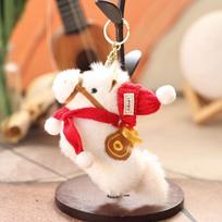 Cute Pony Plush Toy For Bags And Key Holders With Pp Cotton Filling balta
