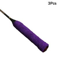 3 vnt. rankšluosčio klijų rankena badmintono teniso raketės papildomos rankenos juosta raketės rankena rankena neslystanti juosta juosta prakaito badmintonas violetinė