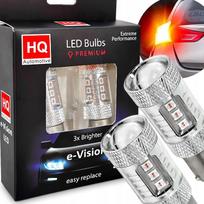 LED lemputės P21W Ba15S raudoniems gaubtams JAV Galingos posūkiui