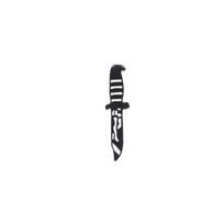 Funny Ghost Face Pattern Dag ger Design Enamel Brooches Dark Black Knife Shaped Pins Halloween Badge