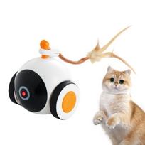 Electric Cat Ball Electric Moving Cat Toy Ball Rechargeable Motion Activated Indoor Games Automatic Pet Supplies For All Breeds China Mainland