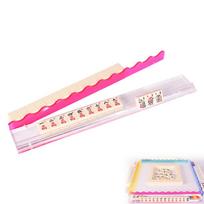 Clear 45Cm/17.5  Acrylic Mahjong Racks With Magnet Professional Tile Organizer  Racks Portable Mahjong Accessories