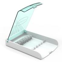 Waterpulse Portable Storage Box For Electric Oral Irrigator Accessories Waterproof IPX7 Rated Case For 6 Water Flosser Tips KTY