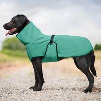 Warm Warm Fleece Pet Dog Clothes Adjustable Thicken Pet Vest Jacket Solid Color Puppy Clothing Small Medium Large Dogs (Lake Blue,M) ežero mėlyna spalva