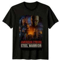 American Cyborg Steel Warrior (1994) Movie Poster Inspired Unisex T-Shirt Retro 80s Tee S