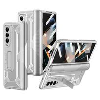 „Samsung Z Fold 4 5g“ atsparus smūgiams geriausias apsauginis dėklas, skirtas „Samsung Galaxy Z Fold 4 Fold4 Zfold4“ stiklinės plėvelės Coque for samsung Z Fold 4 sidabras