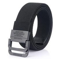 3,8 cm Dvigubo žiedo sagtis nailoninė elastinė juosta elastinis diržas alpinizmo laisvalaikiui lauke 120cm juoda