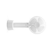 Handheld Fan White USB Charging 3 Speeds 1200mAh Battery Strong Power Mini Portable Fan for Home