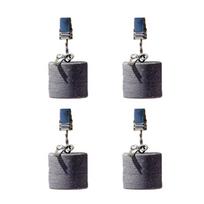 Stalo dangos spaustukai Nerūdijančio plieno stalo dangos svoriai Natūralaus akmens tekstūros tipas Namų valgomojo 2.8X3cm juoda