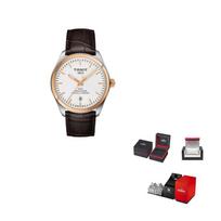 TISSOT PR100 Kolekcija Kvarcinis Mechanizmas Vyriški Laikrodžiai Laikrodis 39mm Baltas Ciferblatas Nerūdijančio Plieno Dėklas Odinė Apyrankė T101.451.26.031.00 Regular Watch Box