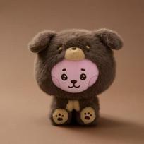 BTS BT21 pliušinis lėlė Kpop pliušinis žaislas gyvūnas sėdinti versija COOKY