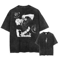 Fushiguro Toji Jujutsu Kaisen Printed Tshirt Mens and Womens Washed Tshirt High Quality Vintage Cotton Tshirt YK Tops M