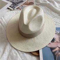 Panamos vyriška skrybėlė Paprasta unisex penkių taškų šiaudinė vasaros kelionėms šventės apsaugos nuo saulės skrybėlė Retro skrybėlė gorras para hombres 56-58cm