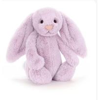 Violetinis zuikio pliušinis žaislas 40cm Minkštas apkabinamas komfortiškas minkštas žaislas Dovana