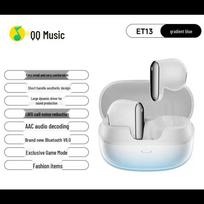 QQ Music ET13 Noise-Cancelling Wireless Bluetooth Earbuds gradientinė mėlyna spalva