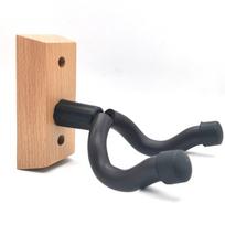 Violin Bass Guitar Ukulele Black Guitar Instrument Accessories Guitar Hanger Hook Non-slip Holder Stand Wall Mount