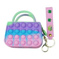 Multifunctional Pop It Pouch Bag With High-quality Silicone And Pleasant Pop-up Bubbles Color