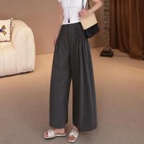 Women's Pleated Wide-Leg Summer Casual Pants L pilka