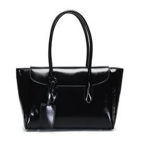 Bag, Women's Crossbody Fashionable Armpit Bag, Hand-held Large Capacity Patent Leather Shoulder Bag juoda