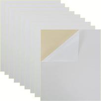 10pcs/set Peel and Stick A4 Quilting Fabric DIY Craft Jewelry Box Felt Liner  Car Decor Grey-10pcs