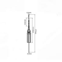 4-Piece Wood Drill Bit Set for Square Holes, Mortising, Countersinking - Joinery & Woodworking Tools