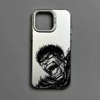 Berserk Guts Hot Anime Phone Case For iPhone 17 16 15 14 13 12 11 Pro MAX Matte Shockproof Back Anti Fall Matte Cover iPhone 14