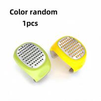 Sharp Circular Garlic Press Durable Easy Clean Stainless Steel Planer Tool For Ginger Garlic Cheese Vegetables Kitchen Gadgets
