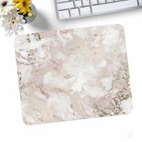 Pink Gold Marble Mousepad Small LockEdge Mouse Pad For Gamers Computer Desk Pad Rectangular Anti-slip Rubber 180x220x2mm