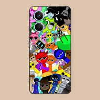 Anime Sprunki Music Mobile Phone Case for POCO M7 M6 M5 M4 M3 X7 X6 X5 X4 X3 Pro GT 5G Colorful Printing Cover Pretty Luxury Poco X3 GT