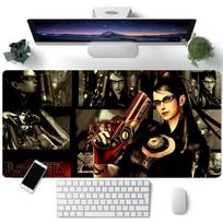 Anime Bayonetta Mouse Pad Large Gaming Keyboard Mat LockEdge Rubber Computer Office Accessories LE600x300x2mm