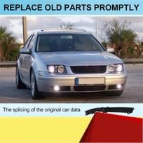 Automobilio priekinio apatinio buferio rūko žibintų komplektas VW Bora Jetta MK4 1998-2004 m. Rūko žibinto dangtelio grotelės su jungiklio laidų rinkiniu - M53K gray
