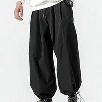 Wide Leg Baggy Casual Harem Pants Men Japanese Oversize Drawstring Joggers Sweatpants Male Sport Oversize Fleece Thick Trousers S juoda