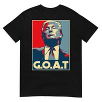 Trump GOAT Middle Finger Election 2024 Republican Poster T-Shirt M