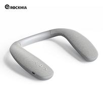 Rockmia Neckband Bluetooth Speaker EBS-908 Gray 6w BT 5.0 Wirelesss Stereo Boom for House workinng Game Walking Cycling pilka spalva