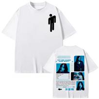 Billie Eilish  Hit Me Hard and Soft The Tour Marškinėliai 2026 Vasara Nauji Unisex Moteriška Mada Medvilniniai Oversized Marškinėliai Y2K S