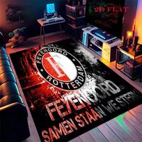 Feyenoord Kilimas Svetainei, Miegamajam, Namų Sofos Dekoras, Vaikų Žaidimų Neslystanti Grindų Kilimėlis 40x60cm( 15x23in )