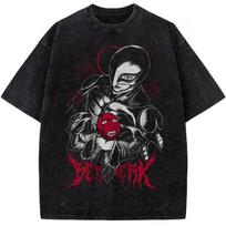 Berserk Griffith Femto Printed Tee Men Women Washed Cotton Tshirts Manga Vintage T Shirt Harajuku Male Casual Oversized Tshirt S