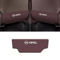 Automobilio logotipas Odinė sėdynės nugarėlės apsauginė kilimėlis Apsauganti nuo nešvarumų Anti-Kick Pagalvėlė Opel Corsa D Astra Insignia Mokka Adam Combo OPC Vauxhall