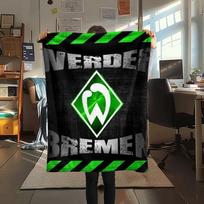 1 vnt. SV Werder Bremen spausdinimo flanelės pledas Aukštos kokybės šiltas patogus užklotas visiems sezonams Puikiai tinka dovanoms namų dekoravimui 80cm x 120cm