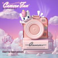 GIVELONG Retro Camera Portable Neck Fan