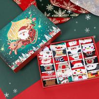 Days 24 Of Christmas Socks Advent Calendars Funny Christmas Socks New Year Navidad Socks Holiday Gifts For Boys Girls Men Women 32x25x5cm