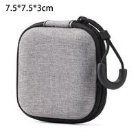 1Pcs Earphone/Phone/Charging Cable EVA Storage Bag Mini For Airpod Zipper Earphone Case Portable Digital Accessories