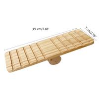 Hamster Rodents Seesaw Toy Gerbil Bridge Hammock Pet Ladder House for Ferrets Hamster House Guinea Pigs Toy tamsi chaki spalva