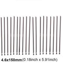 20Pcs New 4.6mm 304 Stainless Steel Cable Ties Exhaust Wrap Tight Self-Locking Cable Zip Tie Multi-Purpose Metal Locking Ties